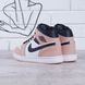 Кроссовки женские зимние Nike Air Jordan 1 Retro Chicago кожаные розовые, фото, інтернет магазин Nanogu.com.ua