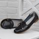 Туфли женские кожаные на маленьком каблуке Comfort Турция черные, фото, интернет магазин Nanogu.com.ua