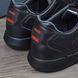 Кроссовки мужские кожаные черные на шнуровке, фото, интернет магазин Nanogu.com.ua