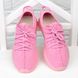 Кросівки жіночі текстильні Boost рожеві на шнурівці, фото, інтернет магазин Nanogu.com.ua
