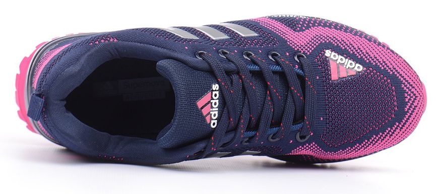 Купить Кроссовки Adidas Marathon TR 21 синие с розовым фото, в интернет-магазине обуви Nanogu.com.ua Днепр, Киев, Полтава, Чернигов, Харьков, Запорожье, Украина
