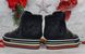 Дутики жіночі черевики на платформі з натуральної опушкою Ecstasy чорні, фото, інтернет магазин Nanogu.com.ua
