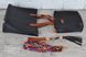 Сумка і клатч 2 в 1 жіноча чорна яскравий ремінь Valentino style з брелоком, фото, інтернет магазин Nanogu.com.ua
