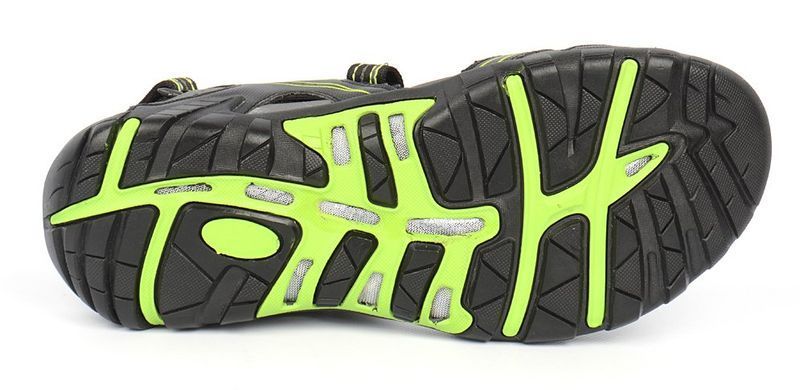 Купить Сандалии Ecco Hyper Terrain черные с зеленым фото, в интернет-магазине обуви Nanogu.com.ua Днепр, Киев, Полтава, Чернигов, Харьков, Запорожье, Украина