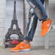 Кроссовки женские текстильные Nike Roshe Run оранжевые с белым, фото, интернет магазин Nanogu.com.ua