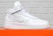 Кросівки Nike Air Force 1 High White шкіряні високі білі, фото, інтернет магазин Nanogu.com.ua