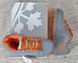 Кроссовки мужские замшевые кеды серые с оранжевым Benefit, фото, интернет магазин Nanogu.com.ua