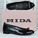 Туфлі жіночі шкіряні Mida Міда з бантом чорні 210007 (134), фото, інтернет магазин Nanogu.com.ua