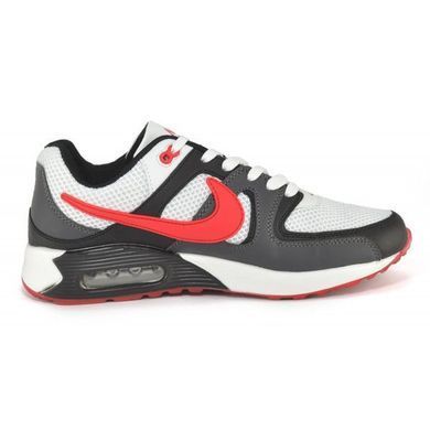Купить Кроссовки мужские кожа Nike Air Max 90 White Red фото, в интернет-магазине обуви Nanogu.com.ua Днепр, Киев, Полтава, Чернигов, Харьков, Запорожье, Украина