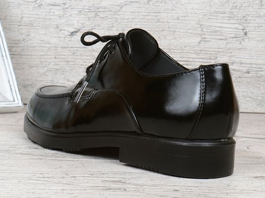 Купить Туфли черные на шнуровке лакированная кожа net.Shoes Германия фото, в интернет-магазине обуви Nanogu.com.ua Днепр, Киев, Полтава, Чернигов, Харьков, Запорожье, Украина
