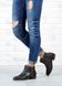 Ботинки казаки женские на широком устойчивом каблуке с молнией Best Grey темно-серые, фото, интернет магазин Nanogu.com.ua