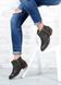 Ботинки казаки женские на широком устойчивом каблуке с молнией Best Grey темно-серые, фото, интернет магазин Nanogu.com.ua