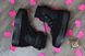 Ботинки женские замшевые на платформе Fashion черные, фото, интернет магазин Nanogu.com.ua
