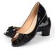 Туфлі жіночі лаковані чорні на широкому каблуці Anna шкіряна устілка, фото, інтернет магазин Nanogu.com.ua