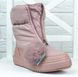 Дутики жіночі термо зимові чоботи Pink помпон кролик рожеві пудра, фото, інтернет магазин Nanogu.com.ua