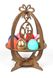 Подставка корзинка под пасхальные яйца из натурального дерева на 8 яиц цвет венге, фото, интернет магазин Nanogu.com.ua