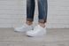 Кроссовки женские кожаные Nike Air Force белые, фото, интернет магазин Nanogu.com.ua