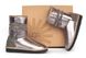 Уггі жіночі шкіряні UGG Australia Metallic Bronze зимові чоботи, фото, інтернет магазин Nanogu.com.ua