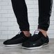 Кросівки чоловічі текстильні замш Nike Cortez Black чорні, фото, інтернет магазин Nanogu.com.ua