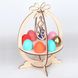 Підставка корзинка під великодні яйця з натурального дерева на 8 яєць колір бежевий, фото, інтернет магазин Nanogu.com.ua