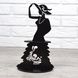 Салфетница декоративная, органайзер держатель для салфеток "Дама в шляпке" из дерева черный цвет, фото, интернет магазин Nanogu.com.ua